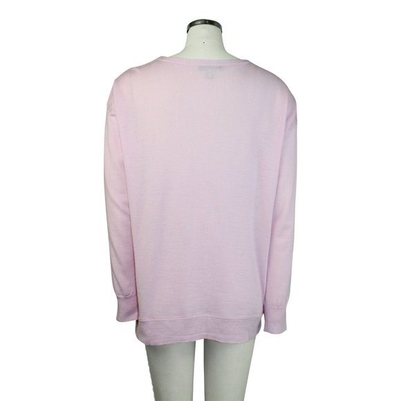 J. Crew EUC Merino Wool Zip Shoulder Sweater MD - Picture 2 of 3